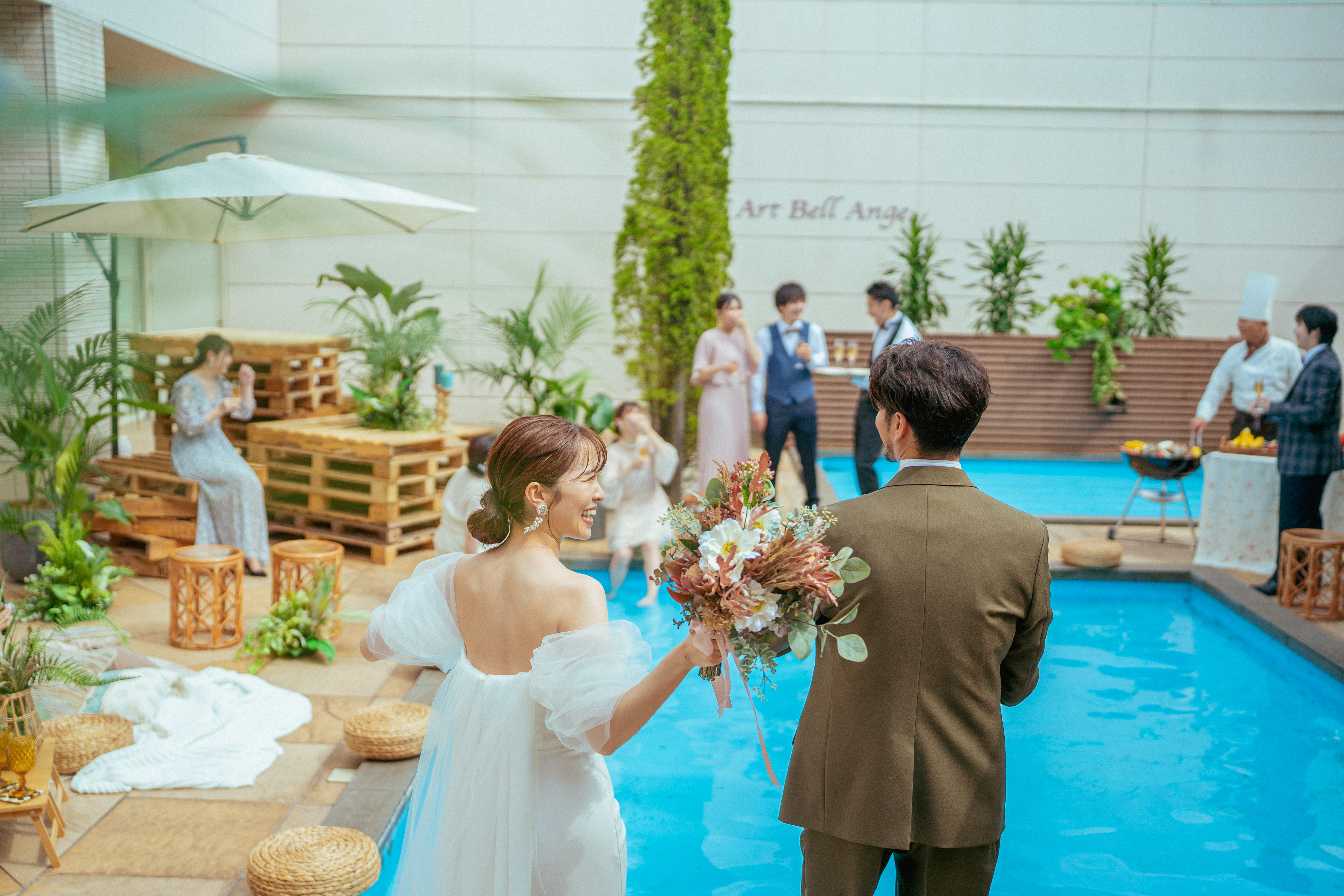 プライベイトガーデンから始まるお二人のBRIDES TIME